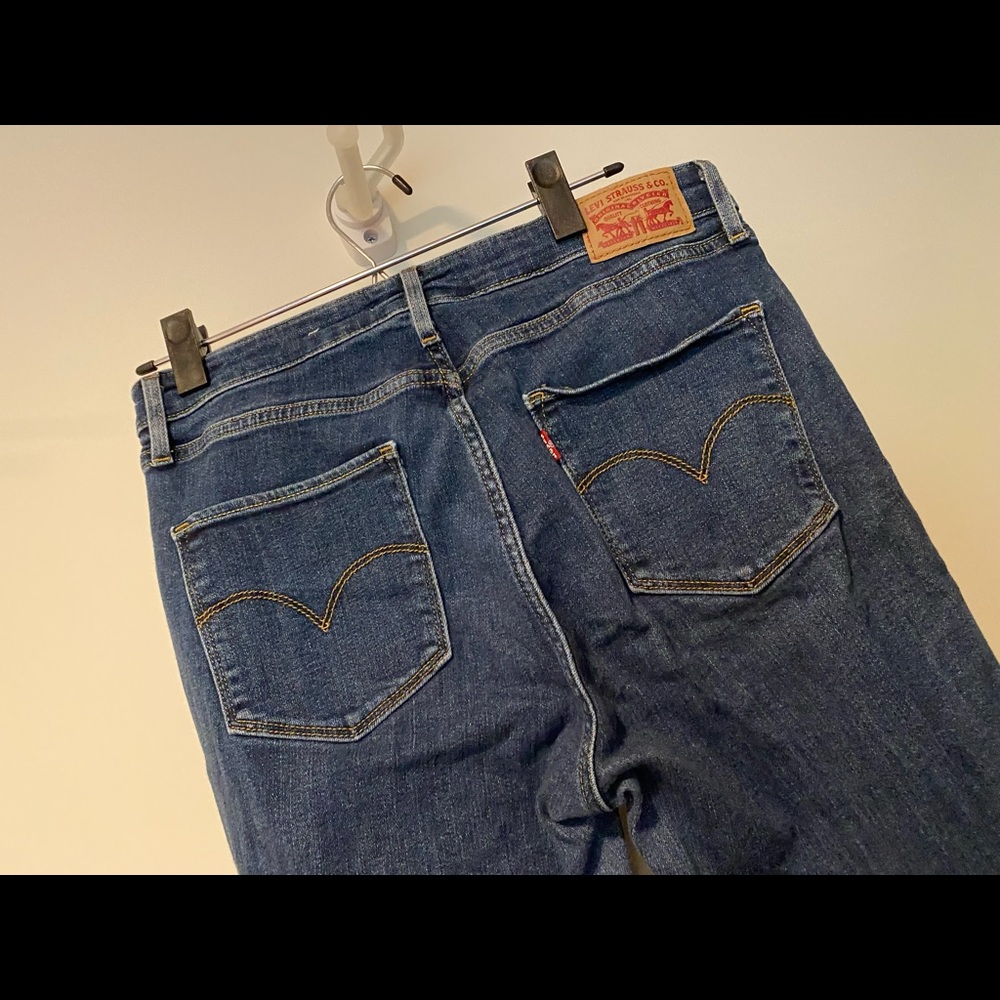 levis 721 high rise womens skinny jeans ripped